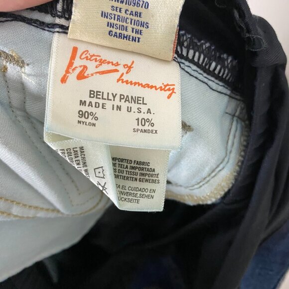 Citizens of Humanity Maternity Jeans Womens 30 1399-357 Straight Leg - Picture 9 of 11